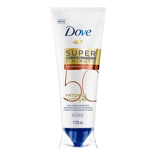 Super Condicionador Dove 1 Minuto Fator de Nutrição 50 Nutritivo 170ml Super Condicionador Dove 1 Minuto Fator de Nutrição 50 Nutritivo 170ml
