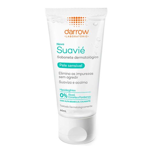 Sabonete Líquido Facial Darrow Suavié Peles Sensíveis Ou Sensibilizadas 60Ml