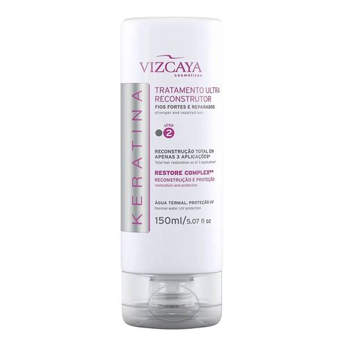 Tratamento Ultra Reconstrutor Vizcaya Keratina 150ml Tratamento Ultra Reconstrutor Vizcaya Keratina 150ml