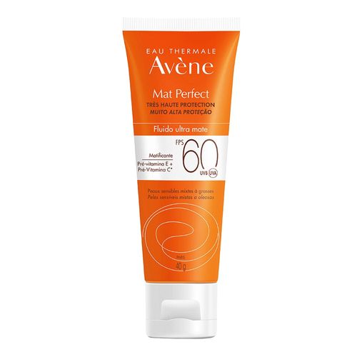 Protetor Solar Facial Avène Fps 60 Mat Perfect Ultra Mate 40G Fluido