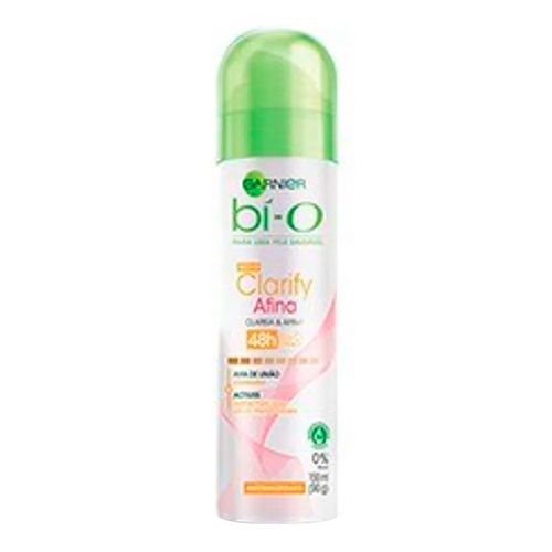 Desodorante Garnier Aerosol Bí-O Clarify Afina e Clareia Feminino 300ml Desodorante Garnier Aerosol Bí-O Clarify Afina e Clareia Feminino 300ml