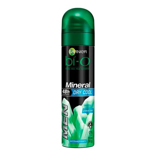 Desodorante Garnier Aerosol BÍ-O Mineral Dry Cool Masculino 150ml Desodorante Garnier Aerosol BÍ-O Mineral Dry Cool Masculino 150ml