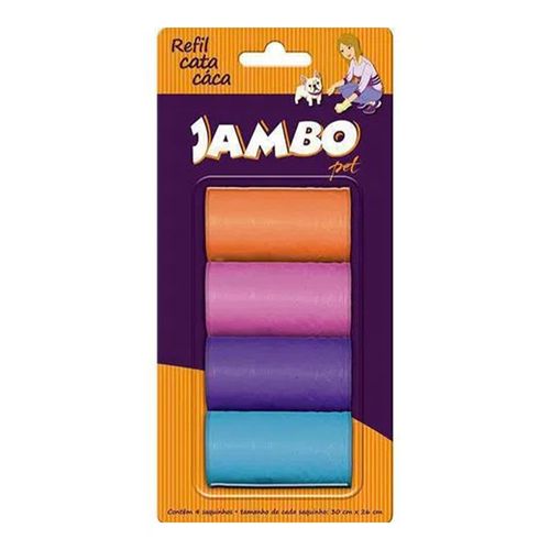 Refil Cata-caca Colorido Jambo - 4 Rolos Refil Cata-caca Colorido Jambo - 4 Rolos