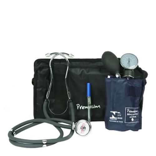 Kit Acadêmico com Estetoscópio Rappaport Grafite Premium Kit Acadêmico com Estetoscópio Rappaport Grafite Premium