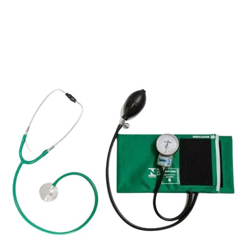 Kit Aparelho De Pressão Verde Com Esteto Simples Verde Cjpa103 P.A.Med Kit Aparelho De Pressão Verde Com Esteto Simples Verde Cjpa103 P.A.Med
