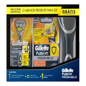 Kit Aparelho Gillette Fusion Proshield + Case Para Aparelho Procter