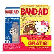 Kit Band Aid Decorado 25 Unidades Sortidos + Band Aid Transparente 10 Unidades