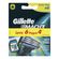 Kit Carga Gillette Mach 3 Regular 6 Unidades