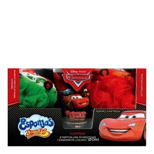 Kit Carros Macqueen 2esponjas + Sab Líquido 120ml