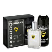 Kit Colônia Fiorucci Black 100ml + Desodorante Aerosol
