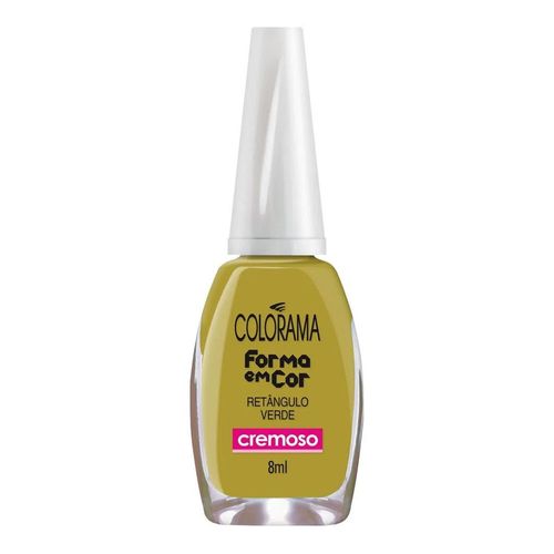 Esmalte Colorama Cremoso Retângulo Verde 8ml