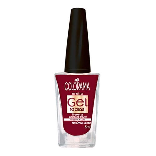 Esmalte Colorama Efeito Gel Na Duvida, Vinho 8ml Esmalte Colorama Efeito Gel Na Duvida, Vinho 8ml