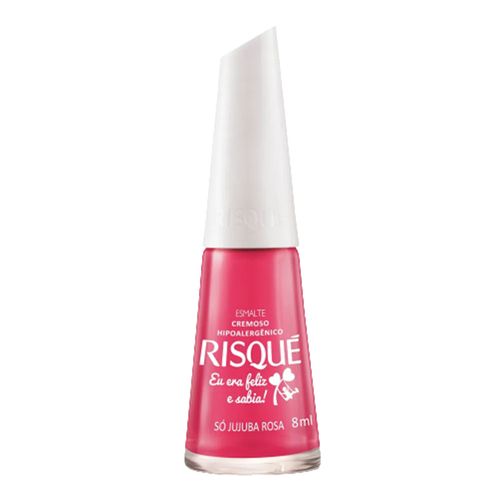 Esmalte Cremoso Risqué Só Jujuba Rosa 8ml Esmalte Cremoso Risqué Só Jujuba Rosa 8ml