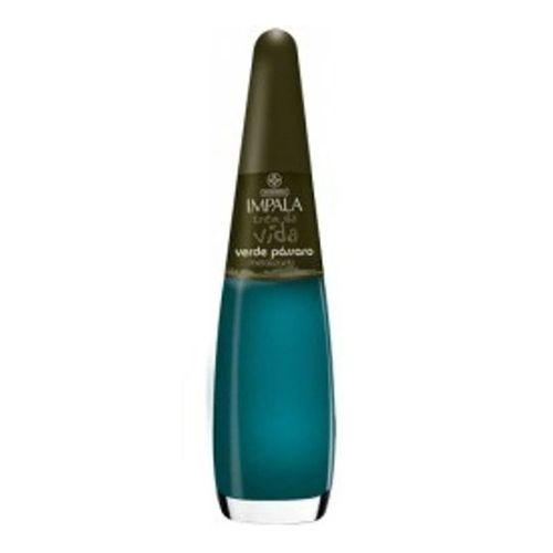 Esmalte Impala Metalizado Verde Pássaro 7,5ml Esmalte Impala Metalizado Verde Pássaro 7,5ml