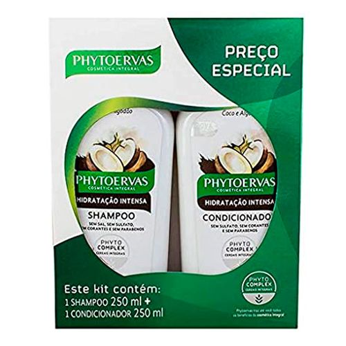 Kit Phytoervas Hidratação Intensa Shampoo + Condicionador 250ml Kit Phytoervas Hidratação Intensa Shampoo + Condicionador 250ml
