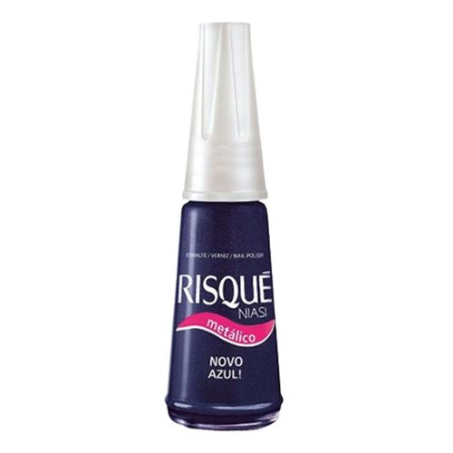 Esmalte Risqué Metálico Novo Azul! 8ml Esmalte Risqué Metálico Novo Azul! 8ml