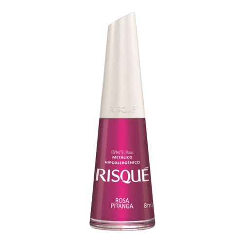 Esmalte Risqué Metálico Rosa Pitanga 8ml Esmalte Risqué Metálico Rosa Pitanga 8ml