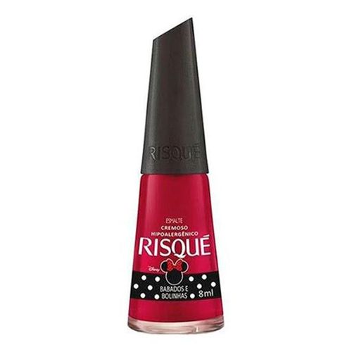 Esmalte Risqué Minnie Cremoso Babados E Bolinhas 8ml
