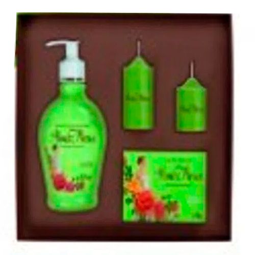 Kit Alma de Flores Sabonete Líquido 275ml + Sabonete 130g 2 Velas Finiss Kit Alma de Flores Sabonete Líquido 275ml + Sabonete 130g 2 Velas Finiss