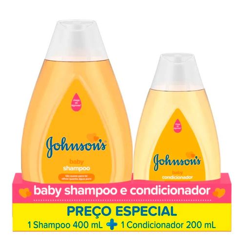 Kit Johnson's Baby Shampoo 400ml + Condicionador 200ml Kit Johnson's Baby Shampoo 400ml + Condicionador 200ml