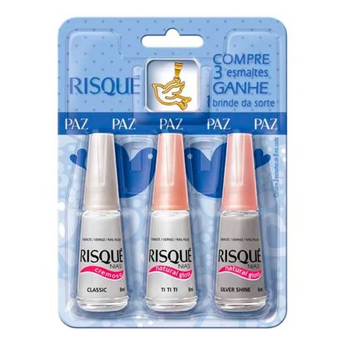 Kit de Esmaltes Risqué Paz Kit de Esmaltes Risqué Paz