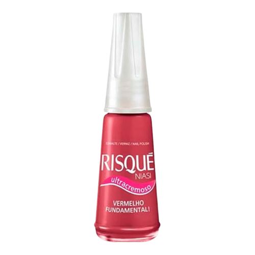 Esmalte Risqué Ultracremoso Vermelho Fundamental 8ml Esmalte Risqué Ultracremoso Vermelho Fundamental 8ml