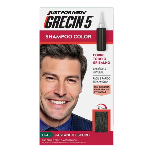Tintura Grecin 5 Shampoo Color Castanho Escuro Tintura Grecin 5 Shampoo Color Castanho Escuro