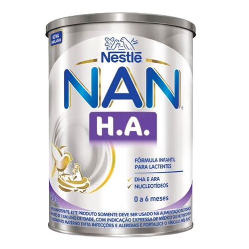 Fórmula Infantil NAN H.A. Lata 400g Fórmula Infantil NAN H.A. Lata 400g