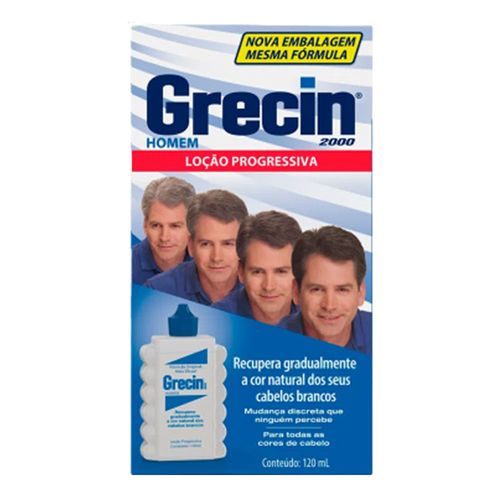 Tintura Grecin 2000 Loção Progressiva Homem Tintura Grecin 2000 Loção Progressiva Homem