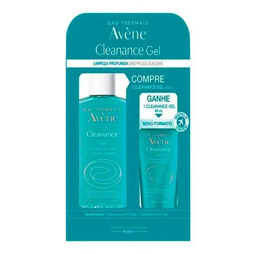 Kit Avène Gel de Limpeza Profunda Cleanance Gel 200ml + 60ml Kit Avène Gel de Limpeza Profunda Cleanance Gel 200ml + 60ml