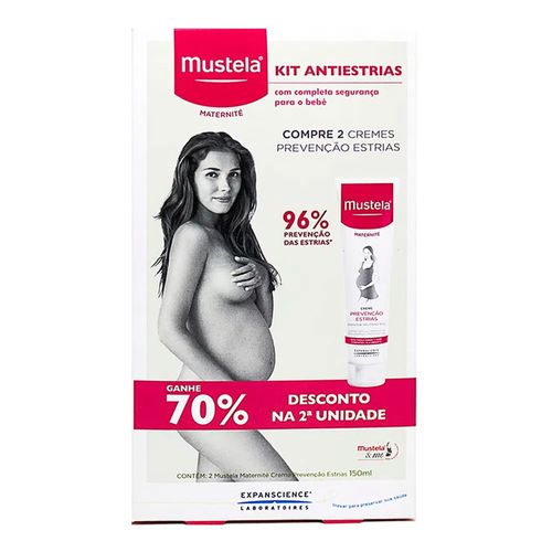 Kit 2 Cremes Mustela Prevenção de Estrias 150ml Kit 2 Cremes Mustela Prevenção de Estrias 150ml