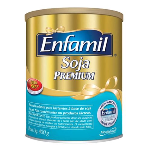 Fórmula Infantil Enfamil Premium Soja 400g Fórmula Infantil Enfamil Premium Soja 400g