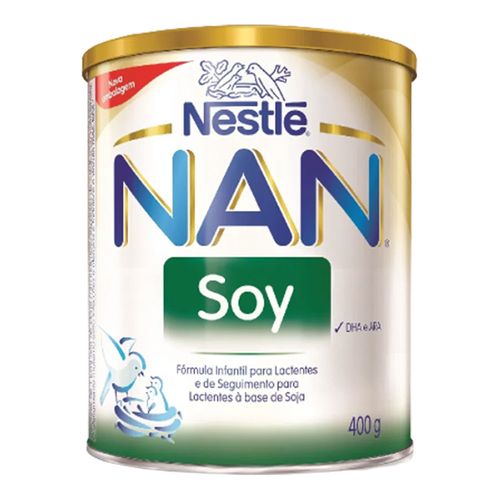 Fórmula Infantil Nestlé Nan Soy 400g Fórmula Infantil Nestlé Nan Soy 400g