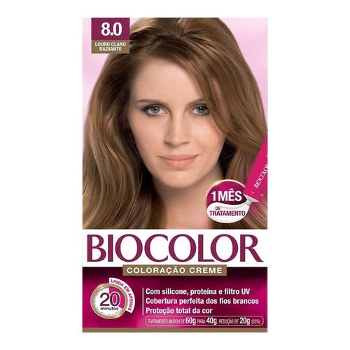 Tintura Biocolor 8.0 Louro Claro Tintura Biocolor 8.0 Louro Claro
