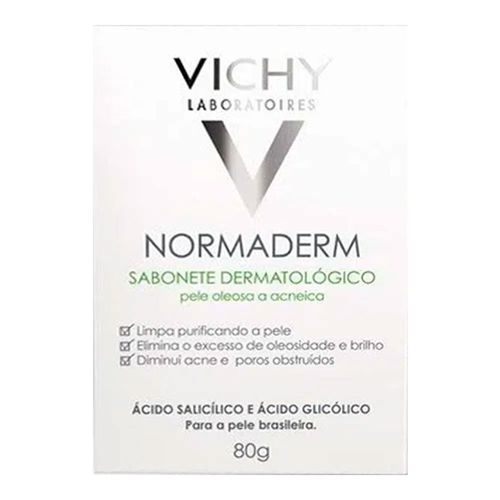 Sabonete Dermatológico Vichy Normaderm Pele Oleosa 80g