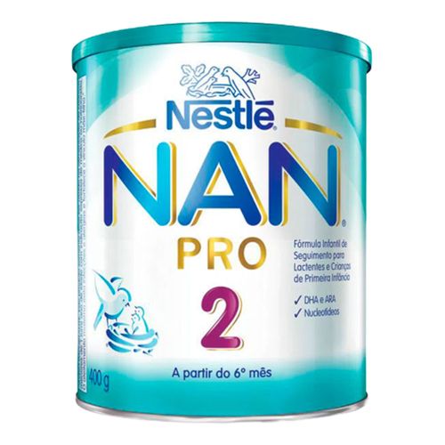 Fórmula Infantil NAN PRO 2 Lata 400g Fórmula Infantil NAN PRO 2 Lata 400g