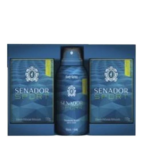 Estojo Sabonetes em Barra Senador - 2 unidades + Shower Sport Estojo Sabonetes em Barra Senador - 2 unidades + Shower Sport