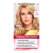 Tintura Permanente Imédia Excellence De L’oréal Paris 9.0 Louro Muito Claro