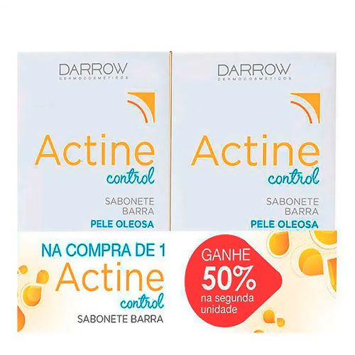 Kit 2 Sabonetes Actine Pele Oleosa Kit 2 Sabonetes Actine Pele Oleosa