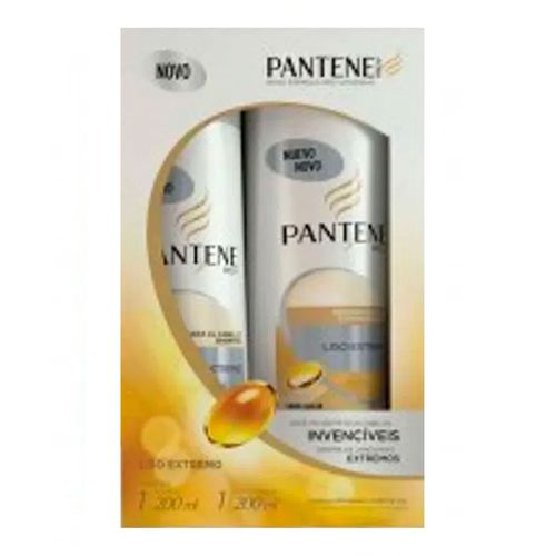 Shampoo + Condicionador Pantene Liso Extremo 200ml Shampoo + Condicionador Pantene Liso Extremo 200ml