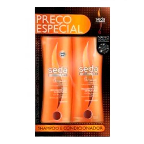 Shampoo + Condicionador Seda Reconstrução Estrutural - 350ml Shampoo + Condicionador Seda Reconstrução Estrutural - 350ml