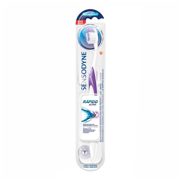 Escova de Dente Sensodyne Rápido Alívio Macia para Dentes Sensíveis