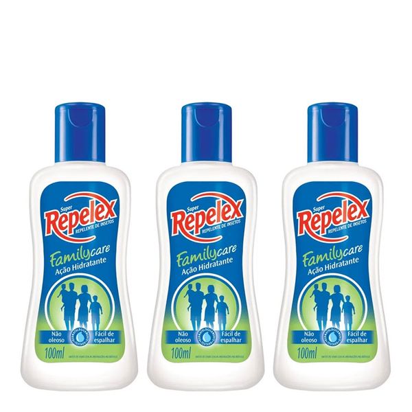 Repelente Repelex Loção 100ml 3 Unidades