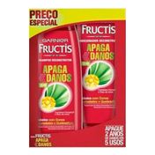 Kit Garnier Fructis Apaga Danos Shampoo 400ml + Condicionador 200ml