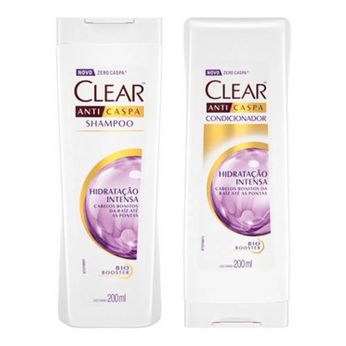 Kit Clear Hidratação Intensa Shampoo + Condicionador 200ml Kit Clear Hidratação Intensa Shampoo + Condicionador 200ml