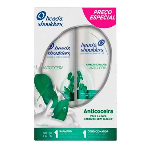 Kit Shampoo 200ml + Condicionador 200ml Head & Shoulders Anti Coceira Kit Shampoo 200ml + Condicionador 200ml Head & Shoulders Anti Coceira