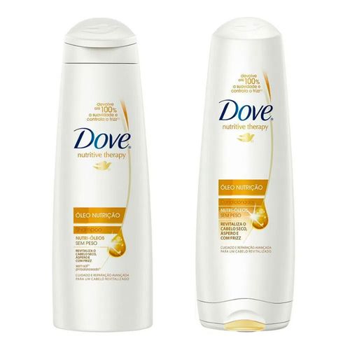 Kit Shampoo + Condicionador Dove Óleo Nutrição 200ml Kit Shampoo + Condicionador Dove Óleo Nutrição 200ml