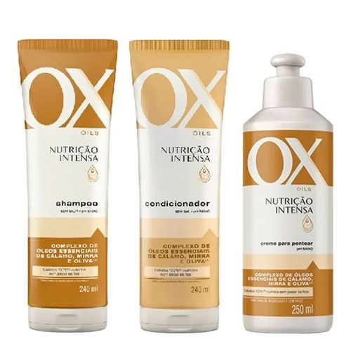 Kit OX Shampoo + Condicionador Oils Nutrição Intensa Kit OX Shampoo + Condicionador Oils Nutrição Intensa