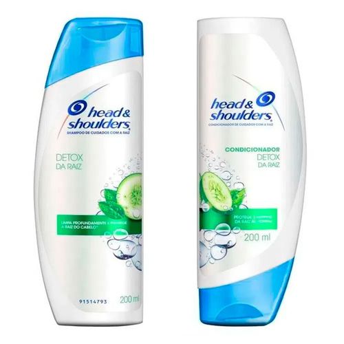 Kit Head & Shoulders Detox da Raiz Shampoo + Condicionador 200ml Kit Head & Shoulders Detox da Raiz Shampoo + Condicionador 200ml