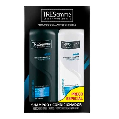 Kit Shampoo + Condicionador Tresemmé Hidratação Profunda 400ml Kit Shampoo + Condicionador Tresemmé Hidratação Profunda 400ml